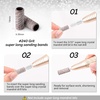 image:imageMelodySusie 50 Pcs Nail Drill Bits Super Long Sanding Bands for 665mm Mandrel Bit 180 Fine Grit Nail File for Acrylic Nails Gel Manicures and Pedicure Pink Only Sanding BandsZebra