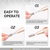 image:imageMelodySusie 50 Pcs Nail Drill Bits Super Long Sanding Bands for 665mm Mandrel Bit 180 Fine Grit Nail File for Acrylic Nails Gel Manicures and Pedicure Pink Only Sanding BandsWhite