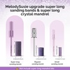 image:imageMelodySusie 50 Pcs Nail Drill Bits Super Long Sanding Bands for 665mm Mandrel Bit 180 Fine Grit Nail File for Acrylic Nails Gel Manicures and Pedicure Pink Only Sanding BandsPurple