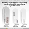 image:imageMelodySusie 50 Pcs Nail Drill Bits Super Long Sanding Bands for 665mm Mandrel Bit 180 Fine Grit Nail File for Acrylic Nails Gel Manicures and Pedicure Pink Only Sanding BandsWhite