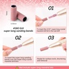image:imageMelodySusie 50 Pcs Nail Drill Bits Super Long Sanding Bands for 665mm Mandrel Bit 180 Fine Grit Nail File for Acrylic Nails Gel Manicures and Pedicure Pink Only Sanding BandsPink