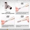 image:imageMelodySusie 50 Pcs Nail Drill Bits Super Long Sanding Bands for 665mm Mandrel Bit 180 Fine Grit Nail File for Acrylic Nails Gel Manicures and Pedicure Pink Only Sanding BandsZebra