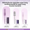 image:imageMelodySusie 50 Pcs Nail Drill Bits Super Long Sanding Bands for 665mm Mandrel Bit 180 Fine Grit Nail File for Acrylic Nails Gel Manicures and Pedicure Pink Only Sanding BandsPurple