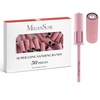 image:imageMelodySusie 50 Pcs Nail Drill Bits Super Long Sanding Bands with 665mm Crystal Mandrel Bit 120 Medium Grit Nail File for Acrylic Nails Gel Manicures and Pedicure BlackPink