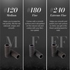image:imageMelodySusie 50 Pcs Nail Drill Bits Super Long Sanding Bands with 665mm Crystal Mandrel Bit 120 Medium Grit Nail File for Acrylic Nails Gel Manicures and Pedicure BlackBlack