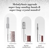 image:imageMelodySusie 50 Pcs Nail Drill Bits Super Long Sanding Bands with 665mm Crystal Mandrel Bit 120 Medium Grit Nail File for Acrylic Nails Gel Manicures and Pedicure BlackZebra