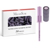 image:imageMelodySusie 50 Pcs Nail Drill Bits Super Long Sanding Bands with 665mm Crystal Mandrel Bit 120 Medium Grit Nail File for Acrylic Nails Gel Manicures and Pedicure BlackPurple