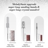 image:imageMelodySusie 50 Pcs Nail Drill Bits Super Long Sanding Bands with 665mm Crystal Mandrel Bit 120 Medium Grit Nail File for Acrylic Nails Gel Manicures and Pedicure BlackZebra