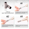 image:imageMelodySusie 50 Pcs Nail Drill Bits Super Long Sanding Bands with 665mm Crystal Mandrel Bit 120 Medium Grit Nail File for Acrylic Nails Gel Manicures and Pedicure BlackZebra