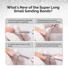 image:imageMelodySusie 50 Pcs Nail Drill Bits Super Long Small Sanding Bands with 31mm Crystal Mandrel Bit 240 Extreme Fine Grit Nail File for Acrylic Nails Gel Manicures and Pedicure BlackZebra