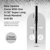 image:imageMelodySusie 50 Pcs Nail Drill Bits Super Long Small Sanding Bands with 31mm Crystal Mandrel Bit 240 Extreme Fine Grit Nail File for Acrylic Nails Gel Manicures and Pedicure BlackBlack