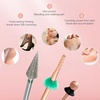 image:imageMelodySusie 50MM Bud Shape Pedicure Bit 332 Carbide Tungsten Bits Suitable for Remove Forefoot Calluses Cuticle Dead Skin Nail Prepare Beginners Bits Silver Series BitS CoarseSilver