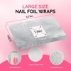 image:imageMelodySusie 6PCS Gel Polish Remover Tools Kit  10 Clips 100 LintFree Wipes Files 100180 Buffer Block 4004000 Brush Cuticle Pusher Purple400pcs