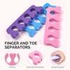 image:imageMelodySusie 6PCS Gel Polish Remover Tools Kit  10 Clips 100 LintFree Wipes Files 100180 Buffer Block 4004000 Brush Cuticle Pusher Purple50pcs