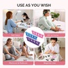 image:imageMelodySusie 6PCS Gel Polish Remover Tools Kit  10 Clips 100 LintFree Wipes Files 100180 Buffer Block 4004000 Brush Cuticle Pusher Purple50pcs