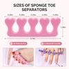 image:imageMelodySusie 6PCS Gel Polish Remover Tools Kit  10 Clips 100 LintFree Wipes Files 100180 Buffer Block 4004000 Brush Cuticle Pusher Purple50pcs