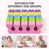 image:imageMelodySusie 6PCS Gel Polish Remover Tools Kit  10 Clips 100 LintFree Wipes Files 100180 Buffer Block 4004000 Brush Cuticle Pusher Purple50pcs