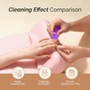 image:imageMelodySusie 6PCS Gel Polish Remover Tools Kit  10 Clips 100 LintFree Wipes Files 100180 Buffer Block 4004000 Brush Cuticle Pusher Purple6PCSKIT