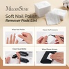 image:imageMelodySusie 6PCS Gel Polish Remover Tools Kit  10 Clips 100 LintFree Wipes Files 100180 Buffer Block 4004000 Brush Cuticle Pusher Purple8PCSBOTTLE KIT