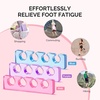 image:imageMelodySusie 6Pcs Toe Separators for Women Pedicure Flexible Soft Silicone Toe Spacers Kit for Separating Fingers amp Toes Nail Polish and Grooming Suitable for Home DIY Salon tools Gifts for Women