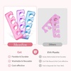 image:imageMelodySusie 6Pcs Toe Separators for Women Pedicure Flexible Soft Silicone Toe Spacers Kit for Separating Fingers amp Toes Nail Polish and Grooming Suitable for Home DIY Salon tools Gifts for Women