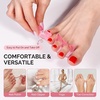 image:imageMelodySusie 6Pcs Toe Separators for Women Pedicure Flexible Soft Silicone Toe Spacers Kit for Separating Fingers amp Toes Nail Polish and Grooming Suitable for Home DIY Salon tools Gifts for Women