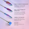 image:imageMelodySusie 7pcs Tungsten Carbide Diamond Nail Drill Bits with Nail Drill Bits Holder 25 Holes Case