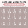 image:imageMelodySusie 9 in 1 No TPO Gel Nail Glue for False Nail Tips 2Pcs15ml Long Lasting UV Light Requiredas Base Coat Apex Building Blooming amp Rhinestone Gel Stong Adhesion Manicure Kit Salon HomeHalf Cover Short Almond