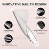 image:imageMelodySusie 9 in 1 No TPO Gel Nail Glue for False Nail Tips 2Pcs15ml Long Lasting UV Light Requiredas Base Coat Apex Building Blooming amp Rhinestone Gel Stong Adhesion Manicure Kit Salon HomeShort Square