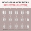image:imageMelodySusie 9 in 1 No TPO Gel Nail Glue for False Nail Tips 2Pcs15ml Long Lasting UV Light Requiredas Base Coat Apex Building Blooming amp Rhinestone Gel Stong Adhesion Manicure Kit Salon HomeShort Oval Round