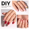 image:imageMelodySusie 9 in 1 No TPO Gel Nail Glue for False Nail Tips 2Pcs15ml Long Lasting UV Light Requiredas Base Coat Apex Building Blooming amp Rhinestone Gel Stong Adhesion Manicure Kit Salon HomeExtra Short Almond