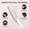 image:imageMelodySusie 9 in 1 No TPO Gel Nail Glue for False Nail Tips 2Pcs15ml Long Lasting UV Light Requiredas Base Coat Apex Building Blooming amp Rhinestone Gel Stong Adhesion Manicure Kit Salon HomeExtra Short Ballerina