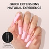 image:imageMelodySusie 9 in 1 No TPO Gel Nail Glue for False Nail Tips 2Pcs15ml Long Lasting UV Light Requiredas Base Coat Apex Building Blooming amp Rhinestone Gel Stong Adhesion Manicure Kit Salon HomeExtra Long Square