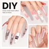 image:imageMelodySusie 9 in 1 No TPO Gel Nail Glue for False Nail Tips 2Pcs15ml Long Lasting UV Light Requiredas Base Coat Apex Building Blooming amp Rhinestone Gel Stong Adhesion Manicure Kit Salon HomeLong Ballerina