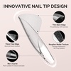 image:imageMelodySusie 9 in 1 No TPO Gel Nail Glue for False Nail Tips 2Pcs15ml Long Lasting UV Light Requiredas Base Coat Apex Building Blooming amp Rhinestone Gel Stong Adhesion Manicure Kit Salon HomeLong Ballerina