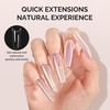 image:imageMelodySusie 9 in 1 No TPO Gel Nail Glue for False Nail Tips 2Pcs15ml Long Lasting UV Light Requiredas Base Coat Apex Building Blooming amp Rhinestone Gel Stong Adhesion Manicure Kit Salon HomeLong Ballerina