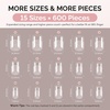 image:imageMelodySusie 9 in 1 No TPO Gel Nail Glue for False Nail Tips 2Pcs15ml Long Lasting UV Light Requiredas Base Coat Apex Building Blooming amp Rhinestone Gel Stong Adhesion Manicure Kit Salon HomeShort Square