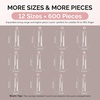 image:imageMelodySusie 9 in 1 No TPO Gel Nail Glue for False Nail Tips 2Pcs15ml Long Lasting UV Light Requiredas Base Coat Apex Building Blooming amp Rhinestone Gel Stong Adhesion Manicure Kit Salon HomeExtra Long Square