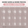 image:imageMelodySusie 9 in 1 No TPO Gel Nail Glue for False Nail Tips 2Pcs15ml Long Lasting UV Light Requiredas Base Coat Apex Building Blooming amp Rhinestone Gel Stong Adhesion Manicure Kit Salon HomeMedium Oval Round
