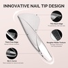 image:imageMelodySusie 9 in 1 No TPO Gel Nail Glue for False Nail Tips 2Pcs15ml Long Lasting UV Light Requiredas Base Coat Apex Building Blooming amp Rhinestone Gel Stong Adhesion Manicure Kit Salon HomeShort Almond