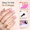 image:imageMelodySusie 9 in 1 No TPO Gel Nail Glue for False Nail Tips 2Pcs15ml Long Lasting UV Light Requiredas Base Coat Apex Building Blooming amp Rhinestone Gel Stong Adhesion Manicure Kit Salon Home9 in 1 false nail glue