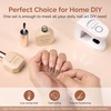 image:imageMelodySusie 9 in 1 No TPO Gel Nail Glue for False Nail Tips 2Pcs15ml Long Lasting UV Light Requiredas Base Coat Apex Building Blooming amp Rhinestone Gel Stong Adhesion Manicure Kit Salon Home9 in 1 false nail glue