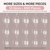 image:imageMelodySusie 9 in 1 No TPO Gel Nail Glue for False Nail Tips 2Pcs15ml Long Lasting UV Light Requiredas Base Coat Apex Building Blooming amp Rhinestone Gel Stong Adhesion Manicure Kit Salon HomeExtra Short Almond
