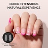 image:imageMelodySusie 9 in 1 No TPO Gel Nail Glue for False Nail Tips 2Pcs15ml Long Lasting UV Light Requiredas Base Coat Apex Building Blooming amp Rhinestone Gel Stong Adhesion Manicure Kit Salon HomeExtra Short Square