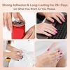 image:imageMelodySusie 9 in 1 No TPO Gel Nail Glue for False Nail Tips 2Pcs15ml Long Lasting UV Light Requiredas Base Coat Apex Building Blooming amp Rhinestone Gel Stong Adhesion Manicure Kit Salon Home9 in 1 false nail glue