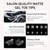 image:imageMelodySusie 9 in 1 No TPO Gel Nail Glue for False Nail Tips 2Pcs15ml Long Lasting UV Light Requiredas Base Coat Apex Building Blooming amp Rhinestone Gel Stong Adhesion Manicure Kit Salon HomeSquoval