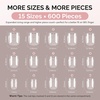 image:imageMelodySusie 9 in 1 No TPO Gel Nail Glue for False Nail Tips 2Pcs15ml Long Lasting UV Light Requiredas Base Coat Apex Building Blooming amp Rhinestone Gel Stong Adhesion Manicure Kit Salon HomeExtra Short Square