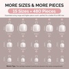 image:imageMelodySusie 9 in 1 No TPO Gel Nail Glue for False Nail Tips 2Pcs15ml Long Lasting UV Light Requiredas Base Coat Apex Building Blooming amp Rhinestone Gel Stong Adhesion Manicure Kit Salon HomeSquoval