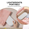 image:imageMelodySusie Acrylic Nail Tool Storage Box Portable Dustproof Stand Displayer Holder Organizer Container Manicure Efile Accessories Nail Drill Kit Case Travel Salon Home PurpleOnly BoxWhite