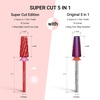 image:imageMelodySusie Acrylic Nail Tool Storage Box Portable Dustproof Stand Displayer Holder Organizer Container Manicure Efile Accessories Nail Drill Kit Case Travel Salon Home PurpleOnly BoxRed Super Cut Cross